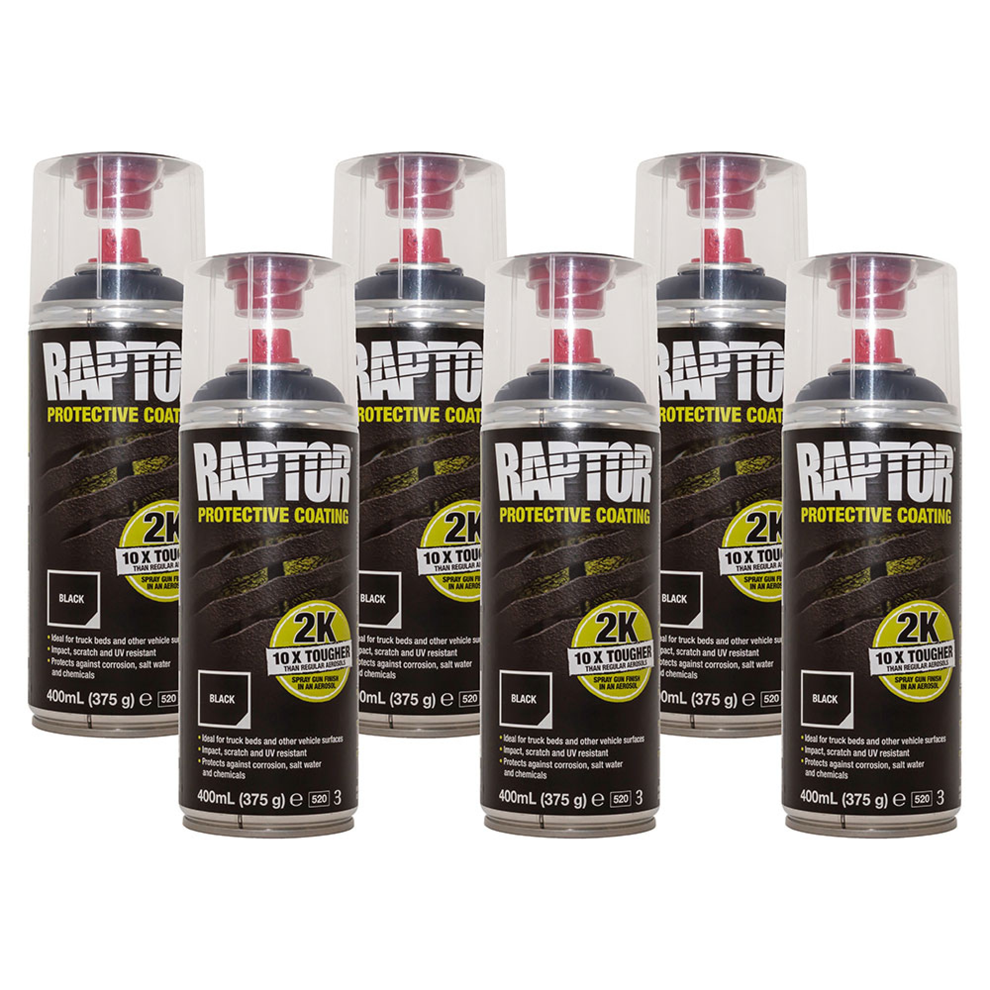 DA6642 - Raptor 2K Black Aerosol
