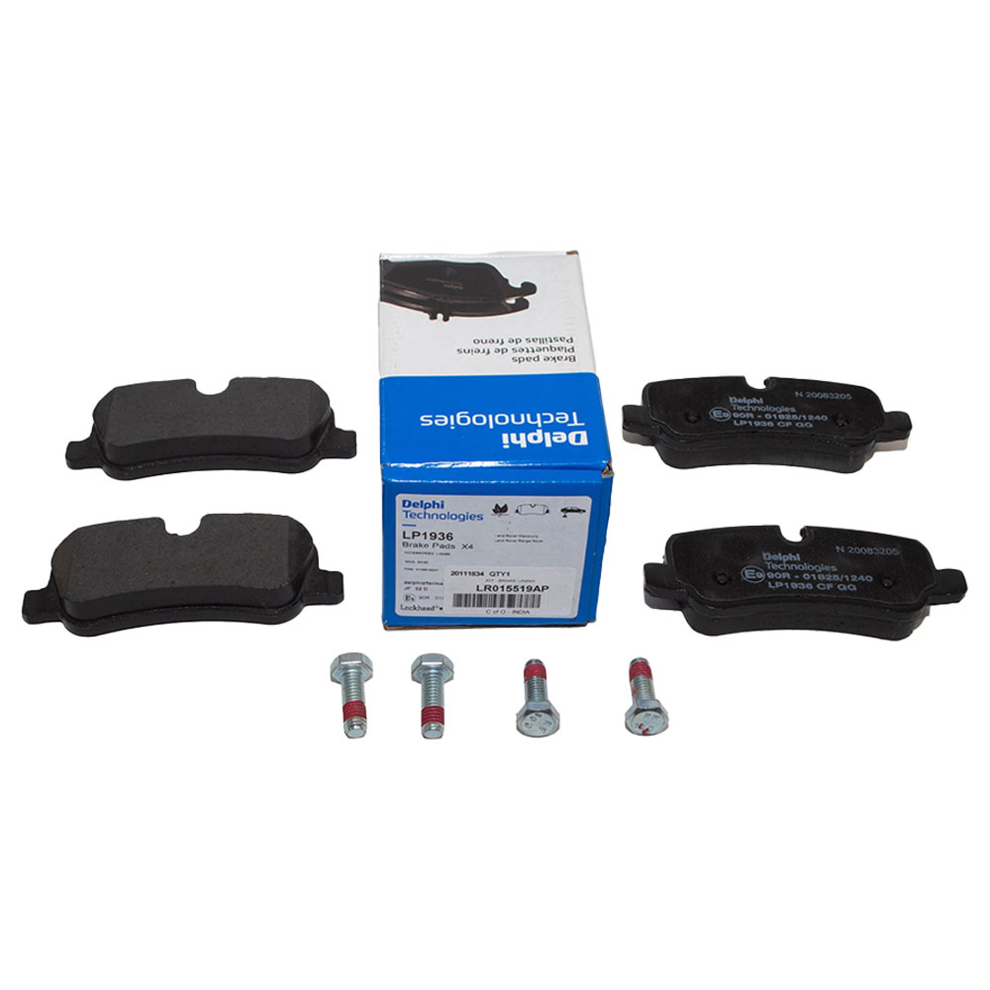 LR015519AP - Delphi Rear Brake Pads Discovery 4 Range Rover 2010-13 R/R Sport