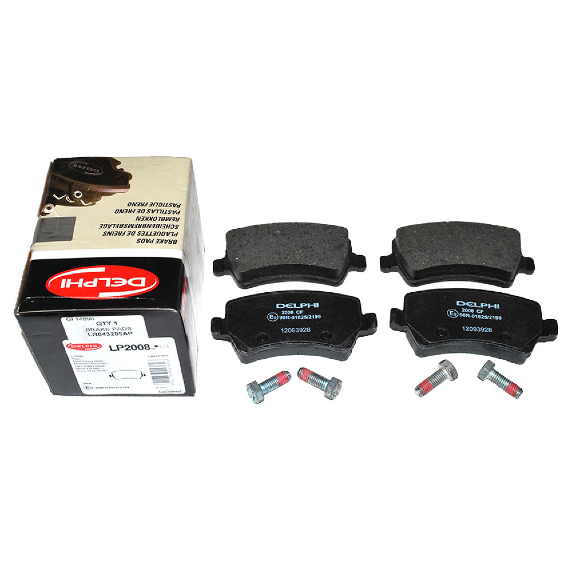 LR043285AP - OEM Freelander Rear Brake Pads from DA00001