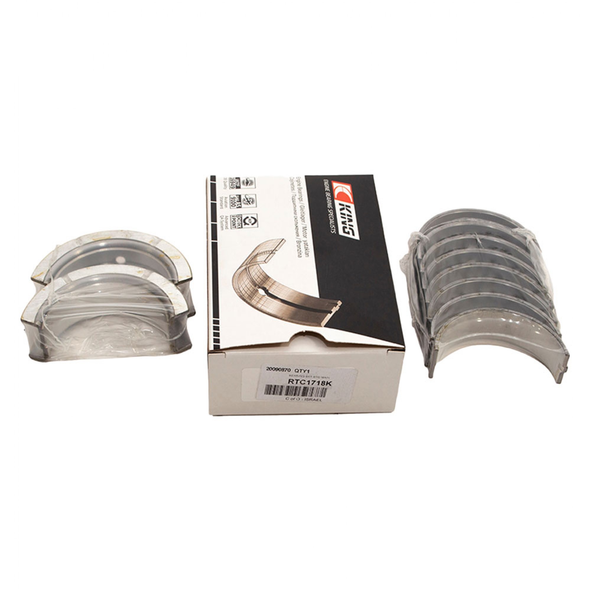 RTC1718K - King Bearing Set Std Main 3.5L V8 Twin Carb