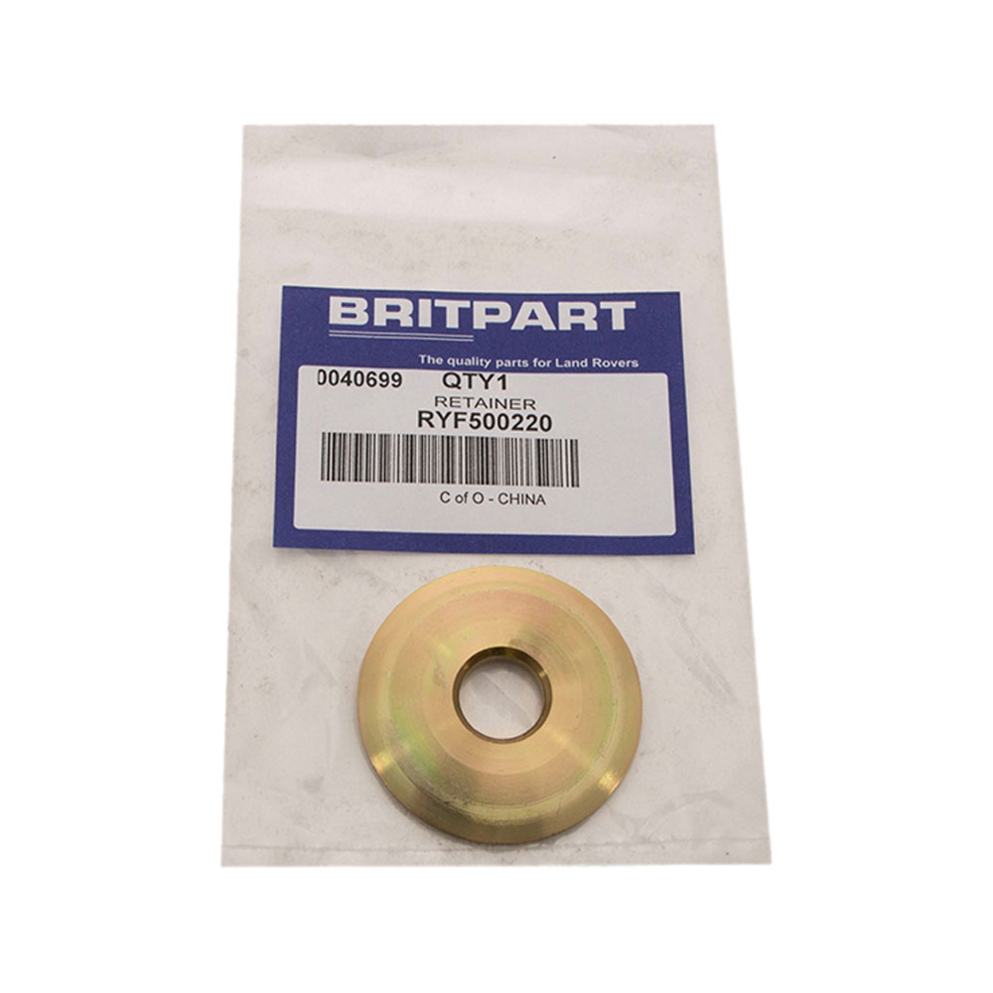 RYF500220 - Retaining Washer Outer Top Of Rear Shock Absorbers Land Rover 90/110 and Discovery and Range Rover Classic